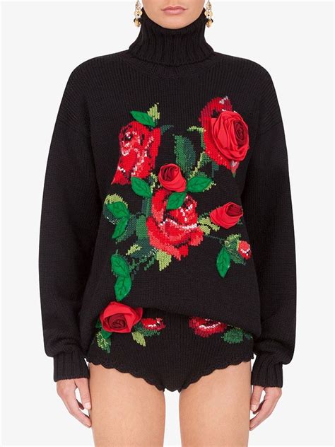 pink silk sweater dolce gabbana|farfetch dolce gabbana sweater.